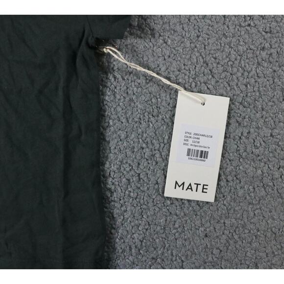 New Mate The Label Kids Lot of 3 Black Charcoal 12/18 Sweatshirt T Shirt Organic - Picture 4 of 6